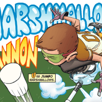 Howtoons: Build a Marshmallow-Shooting Stomp Cannon