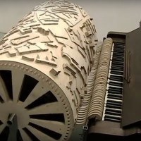Watch How a Cityscape Composes Its Own Song on a Player Piano