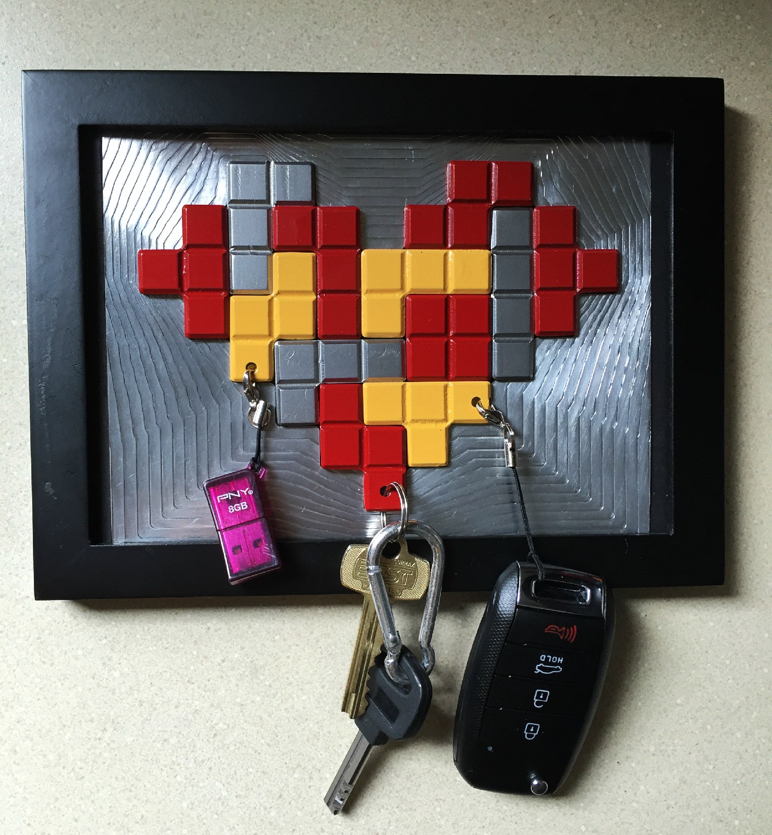 This Clever Key Holder Mixes Tetris and Magnets