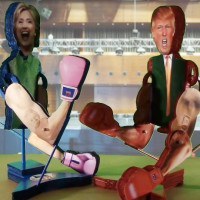 No Punches Pulled in This Ridiculous Clinton vs Trump Showdown Game