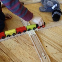 Making a Wooden Toy Train Crossing