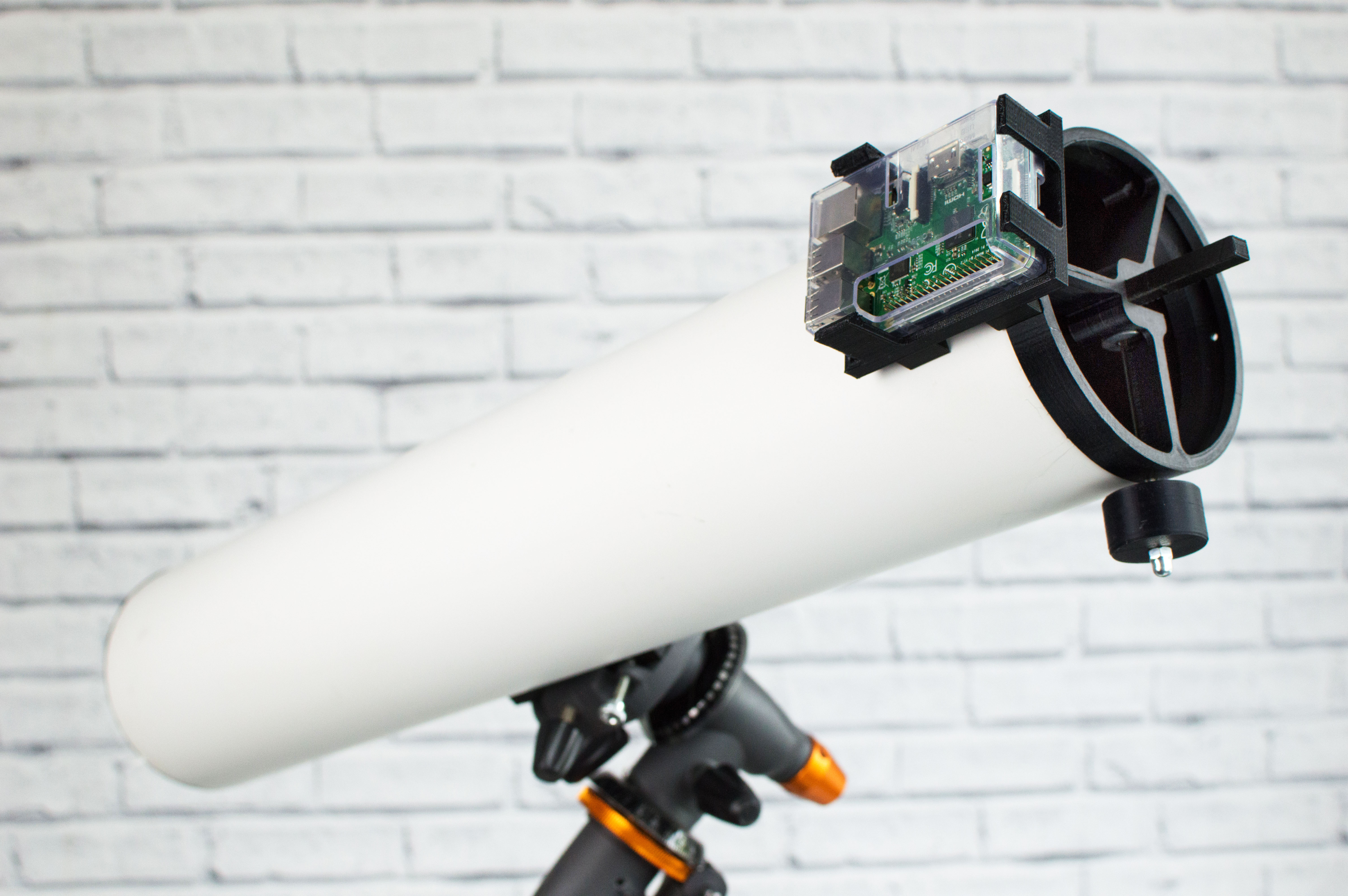 Gaze Across the Solar System with a 3D-Printed, Raspberry Pi Telescope