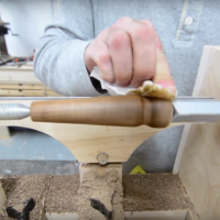 Repurposing a Drill Press into a Wooden Lathe