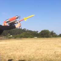 Build a Rechargeable Rocket Launcher That Shoots Over 300 Feet