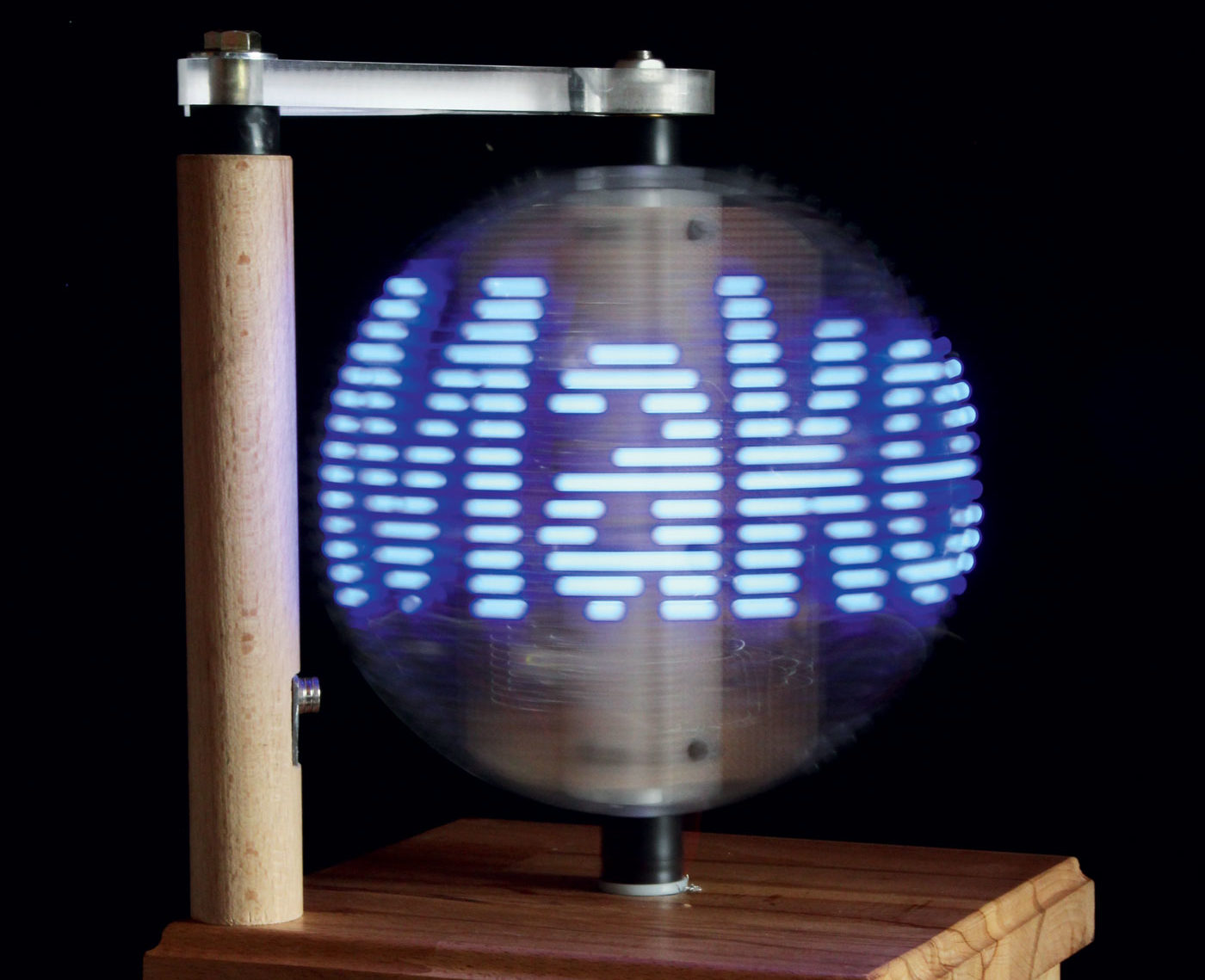 Build a Persistence-of-Vision LED Globe