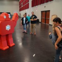 Selfie Robot Combines Oversized Papercrafting and Raspberry Pi Photo Booth