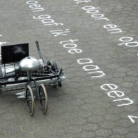 The Skryf Robots Write Temporal Poetry with Sand