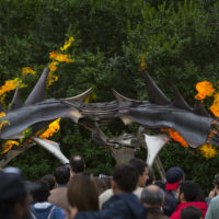 Fire-Breathing Gilly Emits Gorgeous Green Flames at Maker Faire New York