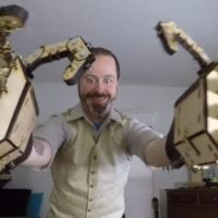 These Giant Articulated Hands Are Made from 170 Laser Cut Pieces