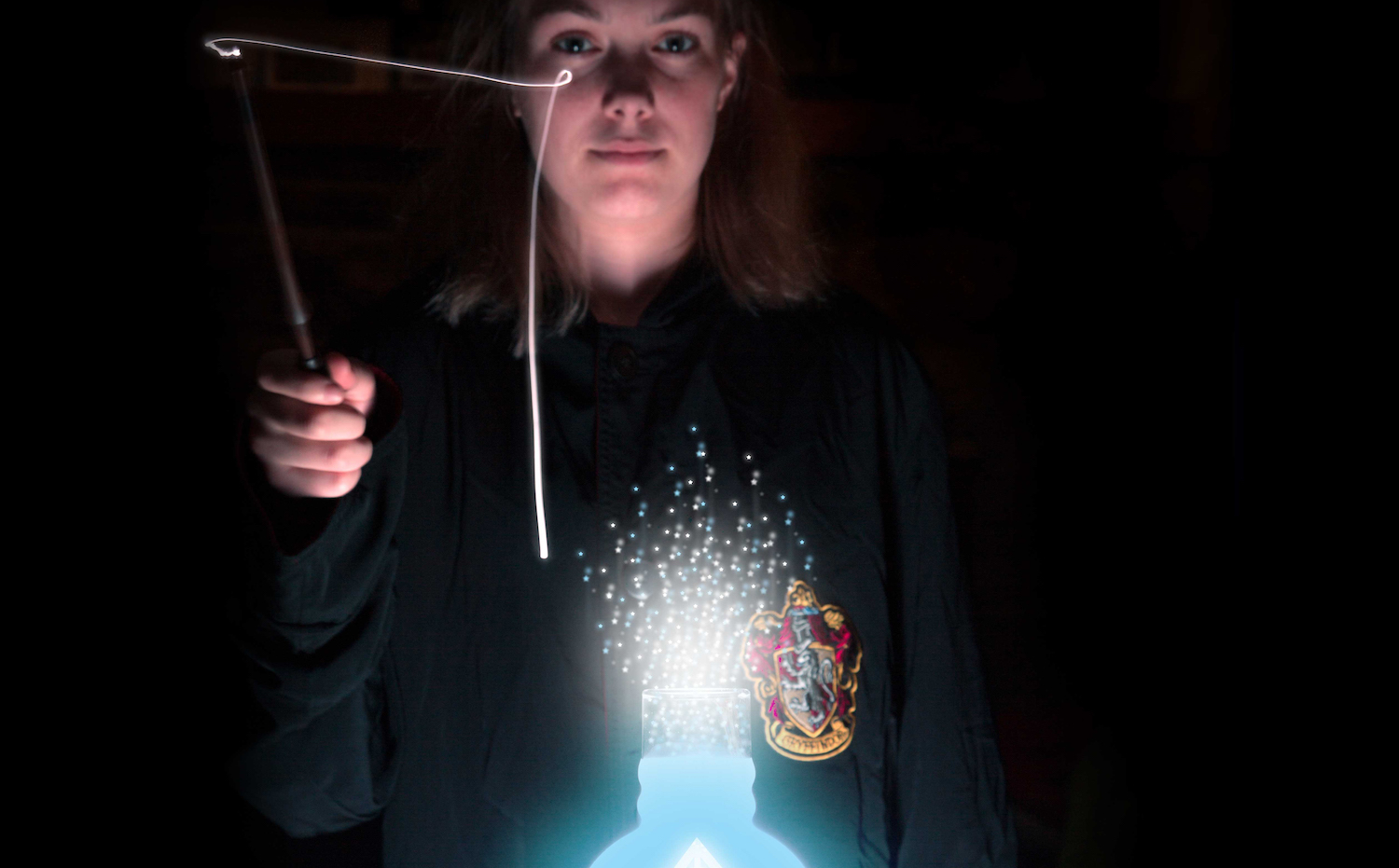 Turn on a Lamp with a Gesture-Controlled Harry Potter Wand