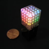 This Tiny LED Cube Fits in a TicTac Case