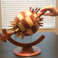 Playing Chess on a Beautiful, Magnetized Globe