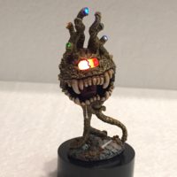 Outfitting a D&D Beholder with LED Eyes