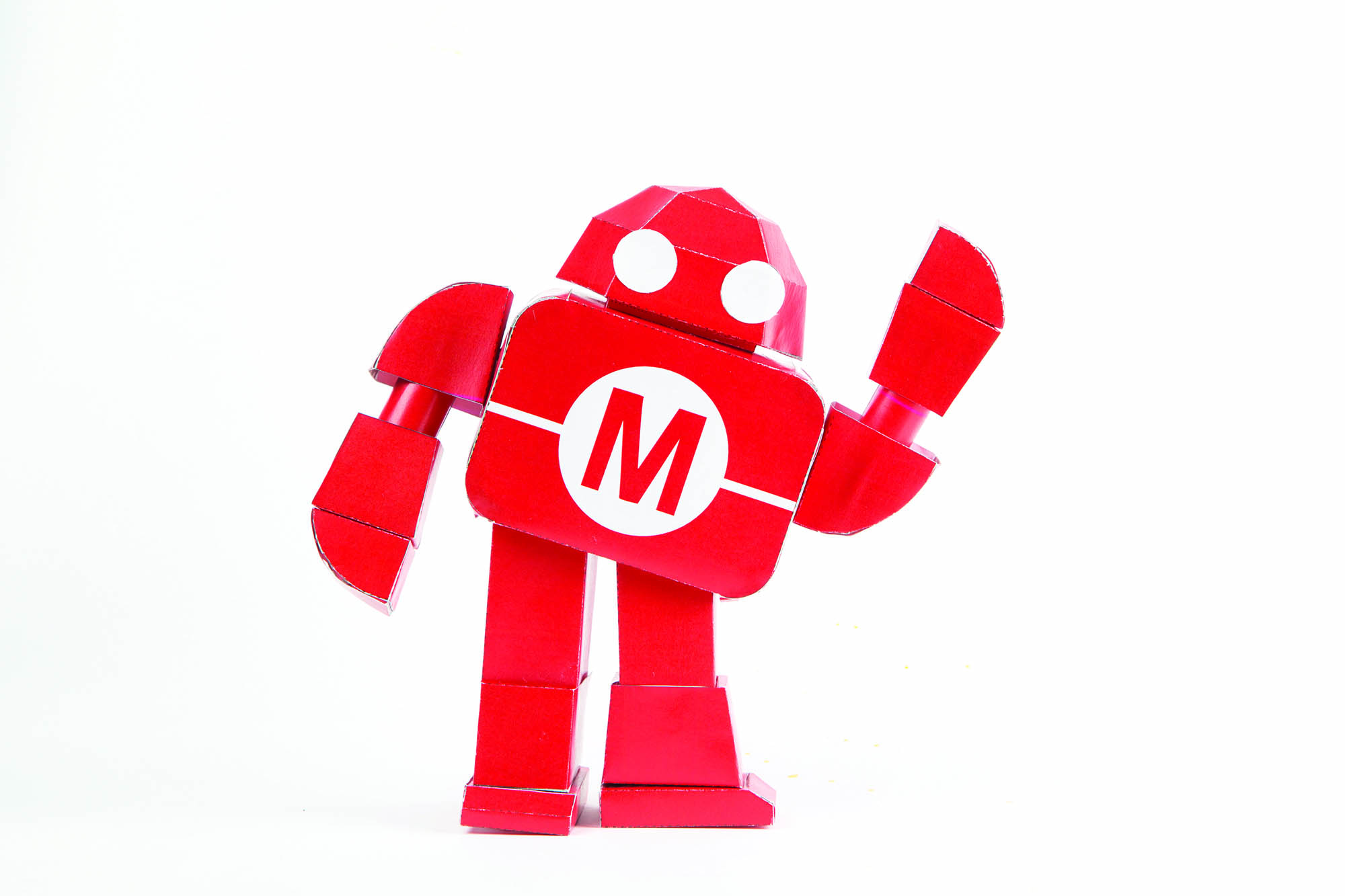 DIY Posable Papercraft Makey Mascot
