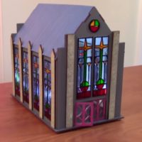 Designing a Stained Glass Cathedral for Miniature Gaming