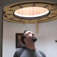 How I Built a Giant Mechanical Iris Skylight with a CNC Router