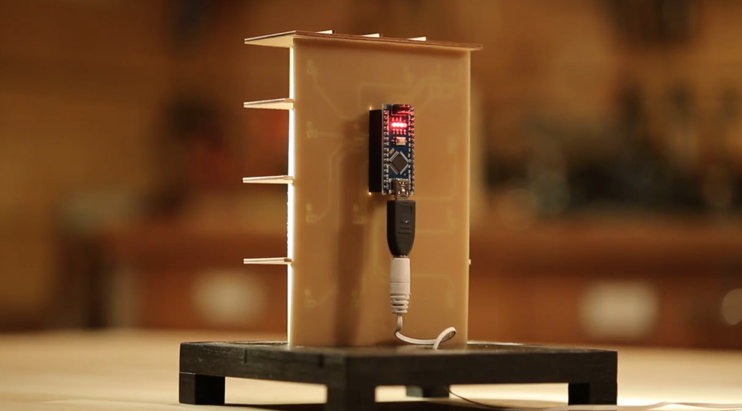 This Model Parisian Building Is Actually a Binary Clock - Make: