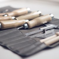 Sewing a Personalized Leather Tool Roll