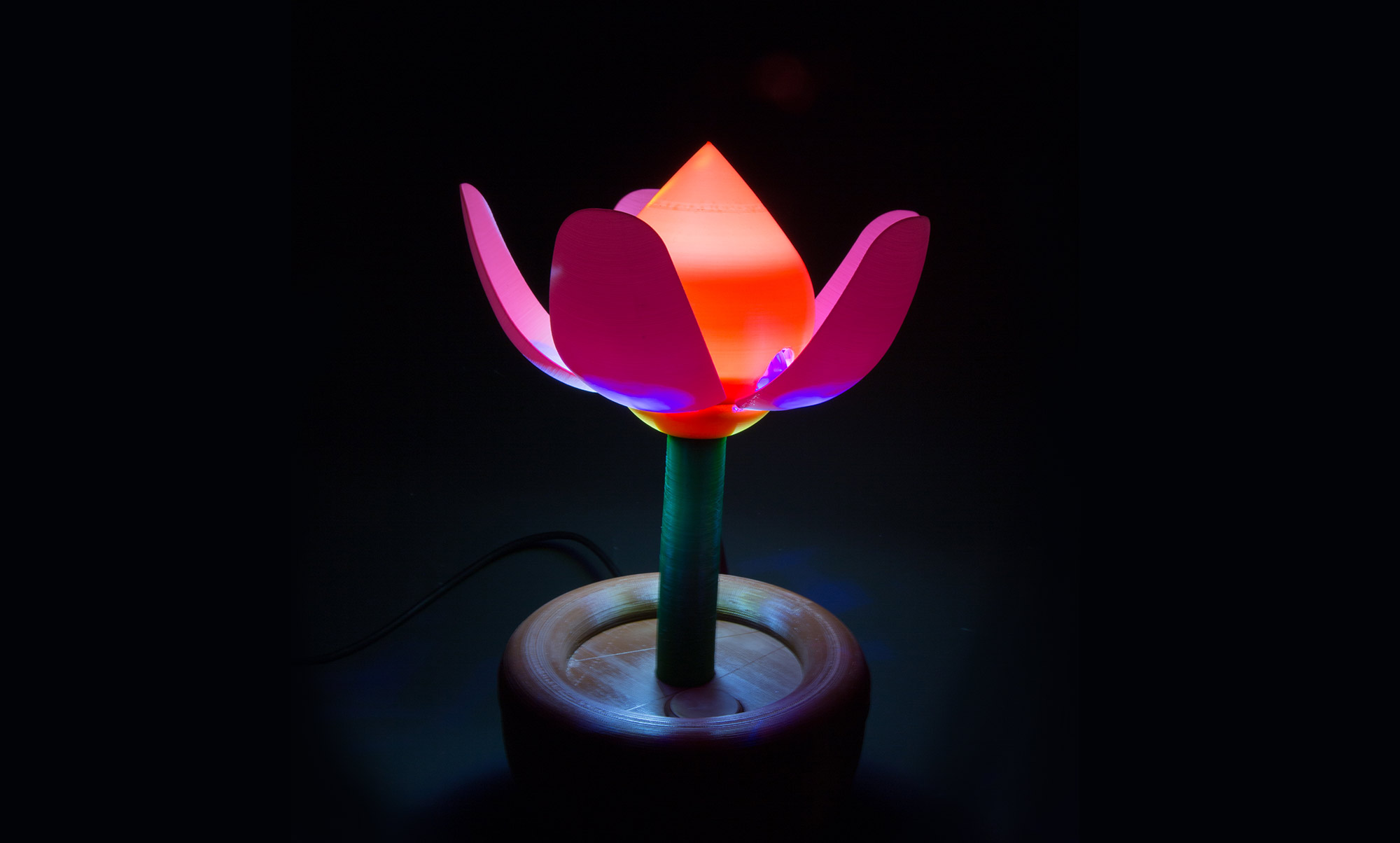 3D Print This Blooming Flower Night Light