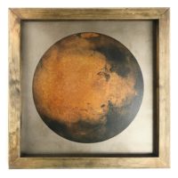 Creating an Image of Mars with Sheets of Rusted Metal