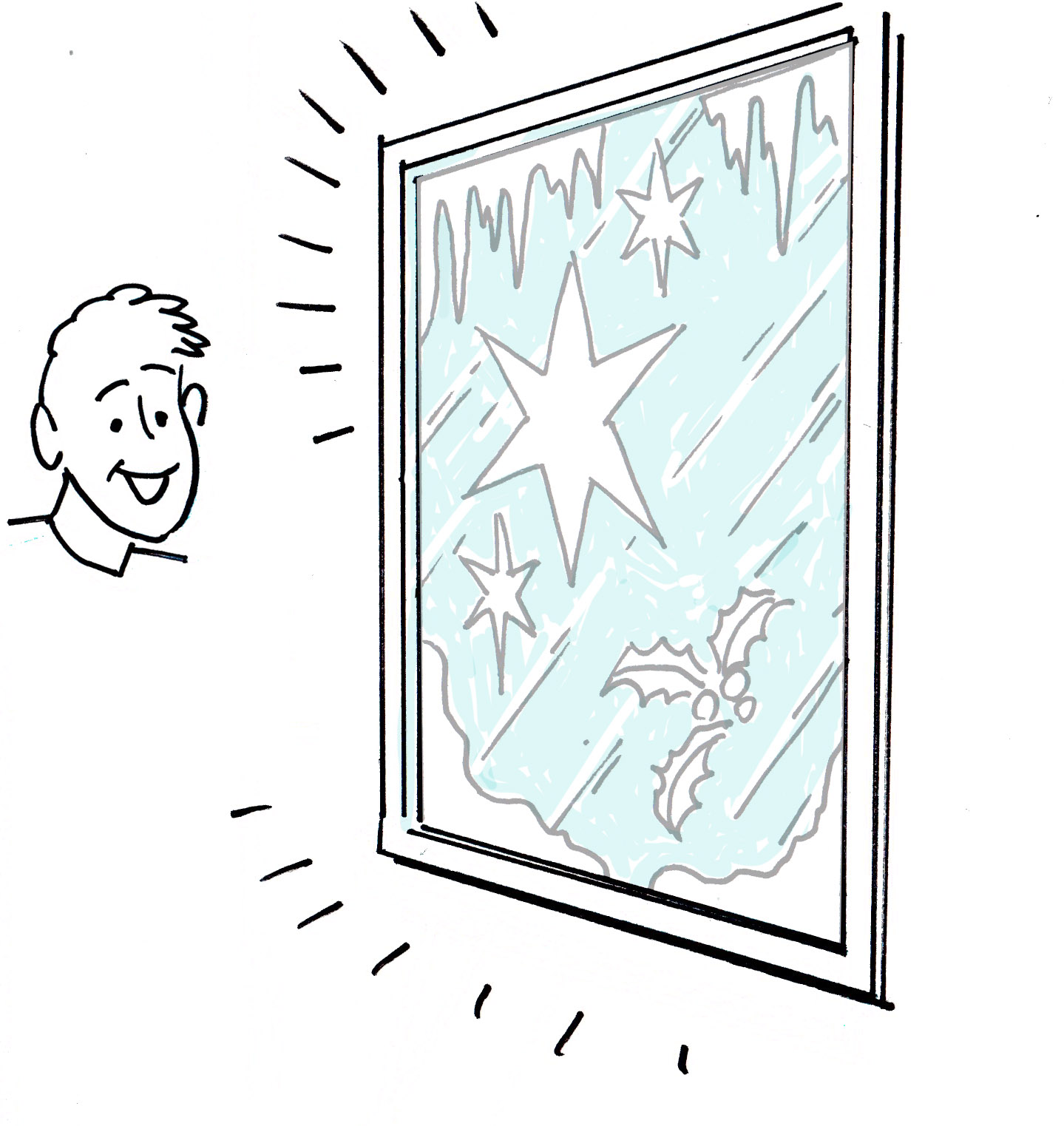Decorate Your Windows for the Holidays with These Printable Stencils