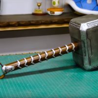 Construct An Impressive Mjolnir From Foam and An Old Belt