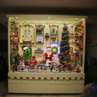 Santa and His Merry Band of Elves Come Alive in this Display