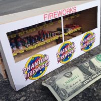 This Miniature Fireworks Stand Goes Out with a Bang