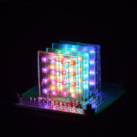 This Unique Take on LED Cubes Uses Glass