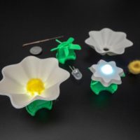 Making LED-Powered, 3D Printed Flowers