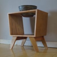 Making A Mid Century Modern Dog Bowl Stand