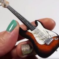 Making Miniature Electric Guitars from Popsicle Sticks