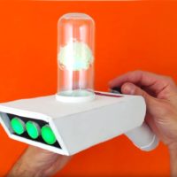 Build a Rick and Morty Portal Gun Out of Cardboard and LEDs