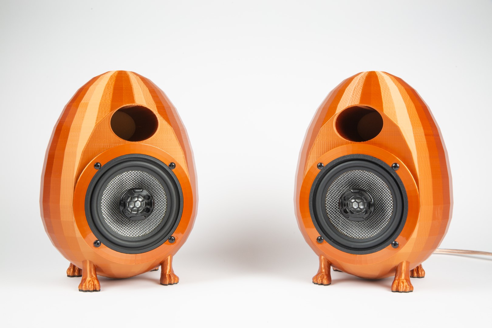 3D Printed Egg Speakers