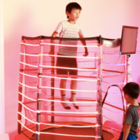 Jump For Joy With This Interactive LED Trampoline