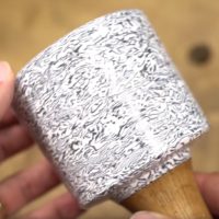 Making a Gorgeous Shop Mallet Out of Plastic Trash