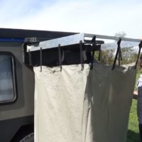 This DIY Camping Shower Folds Down To Almost Nothing