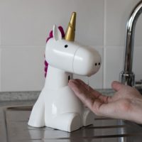 Soap Vomiting Unicorn From A Hacked Soap Dispenser