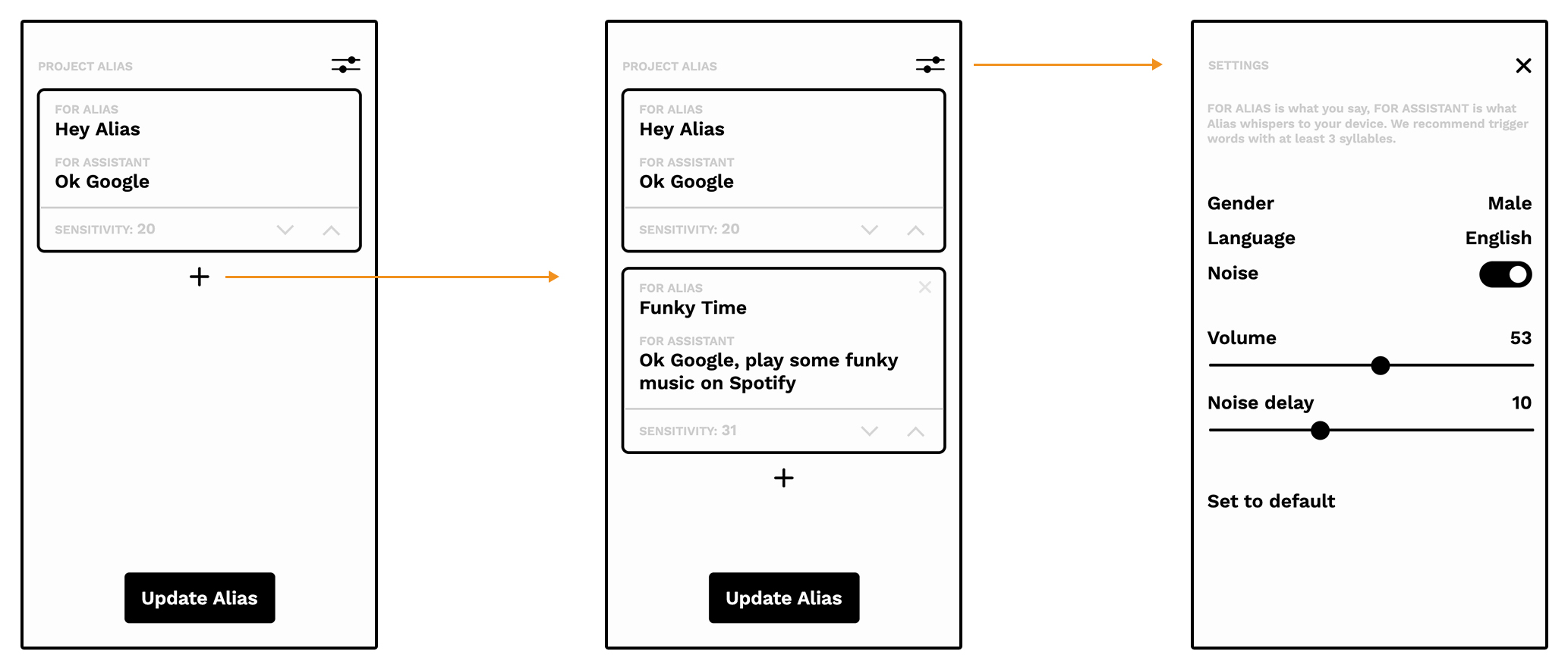 project alias google home mini