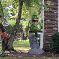 Sculpting A Life Sized Ghost Busters’ Slimer For Halloween