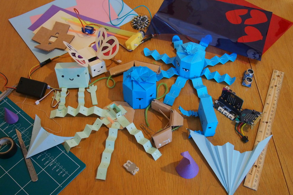 Maker Classes in May: Storytelling with Servos, Citizen Science, and Upcycling Projects