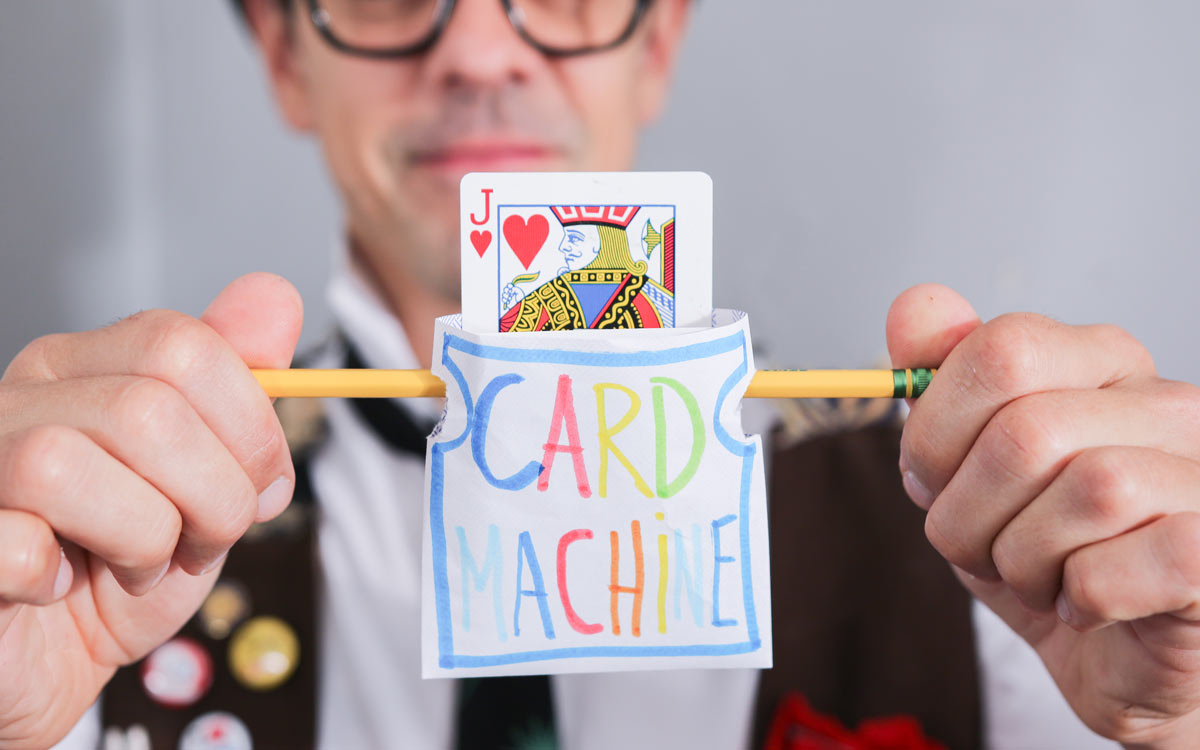 Maker Magic: The Card Machine Trick - Make
