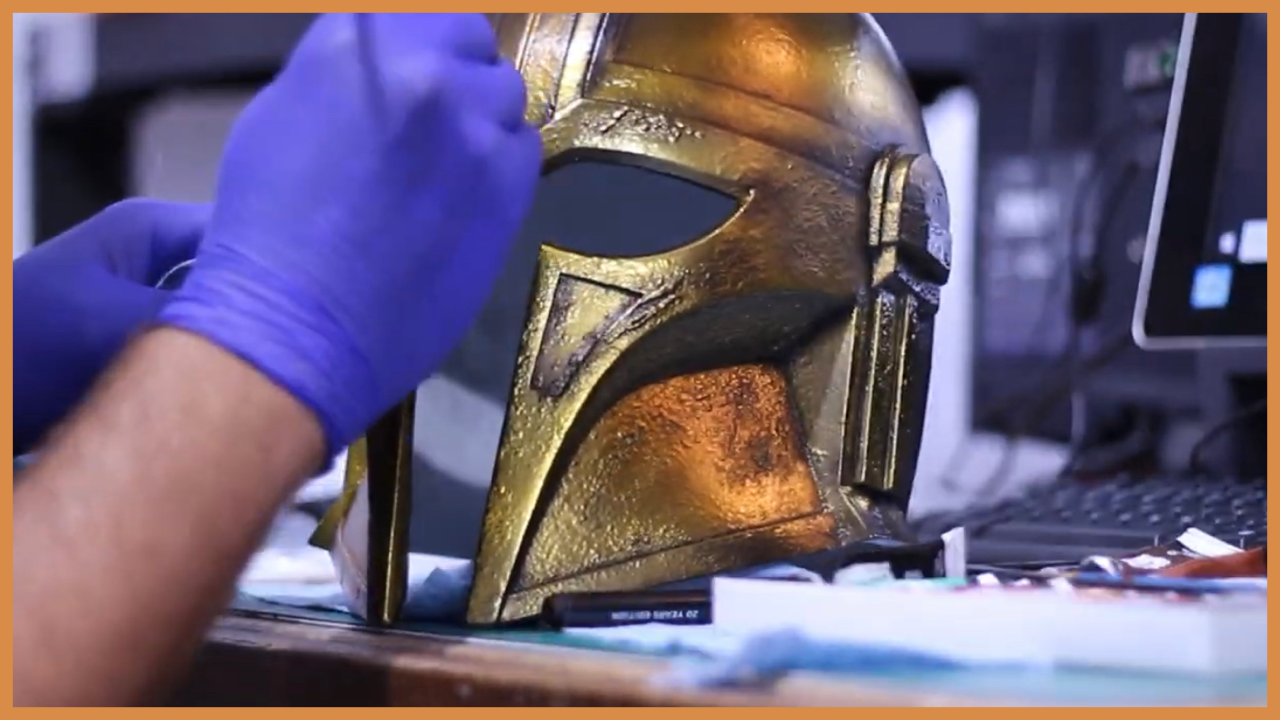 Tutorial: Painting The Mandalorian Armorer Helmet
