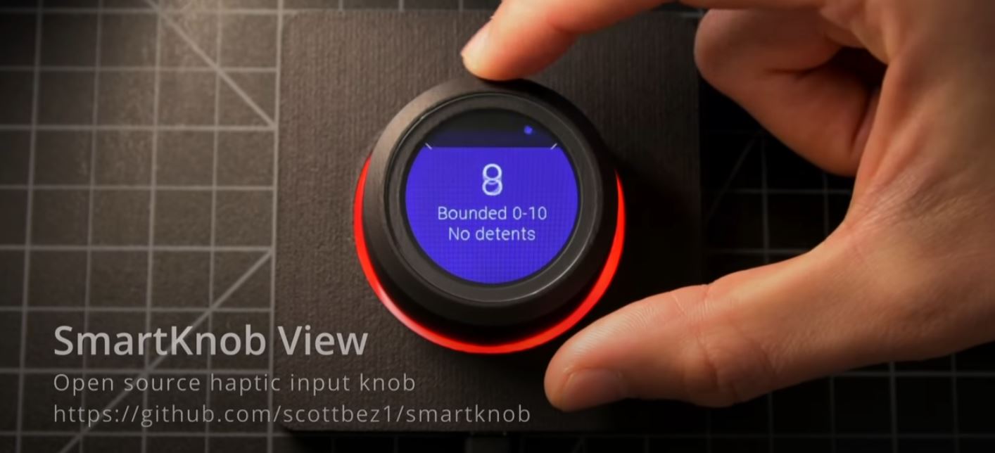 Check Out This Open Source Knob With Haptics and Display