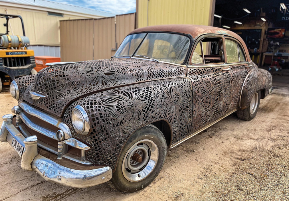 Chrome and Lace: Rae Ripple’s Take On Rat Rods