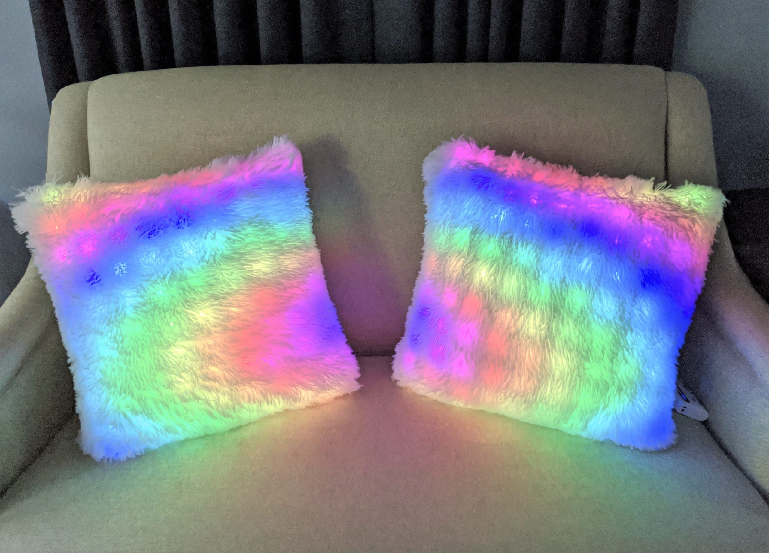 Pixelblaze Pillows: Light Up Your Upholstery With LEDs