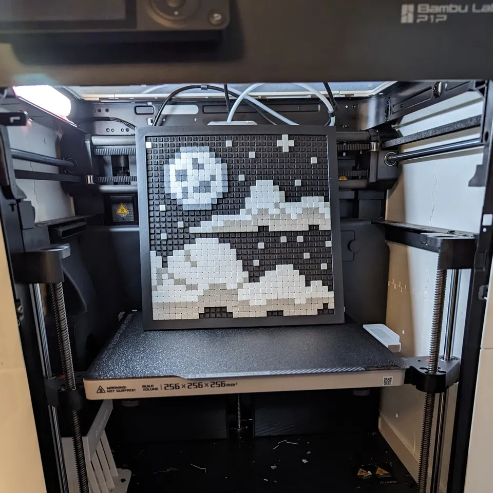 Make Pixel Art With A Kit You Can 3D Print Right Now