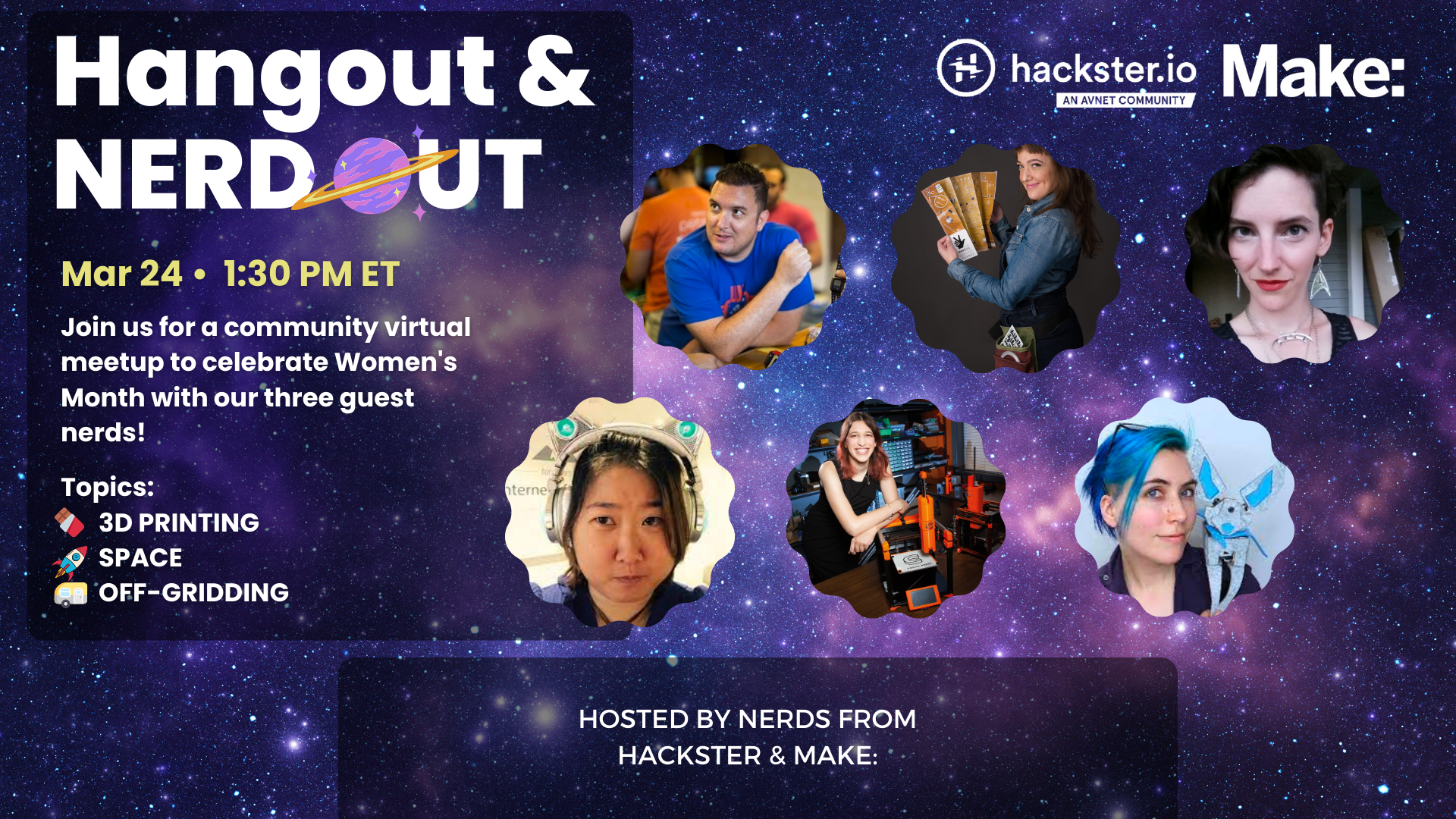 Hangout & Nerdout With Fearless Women Innovators March 24th