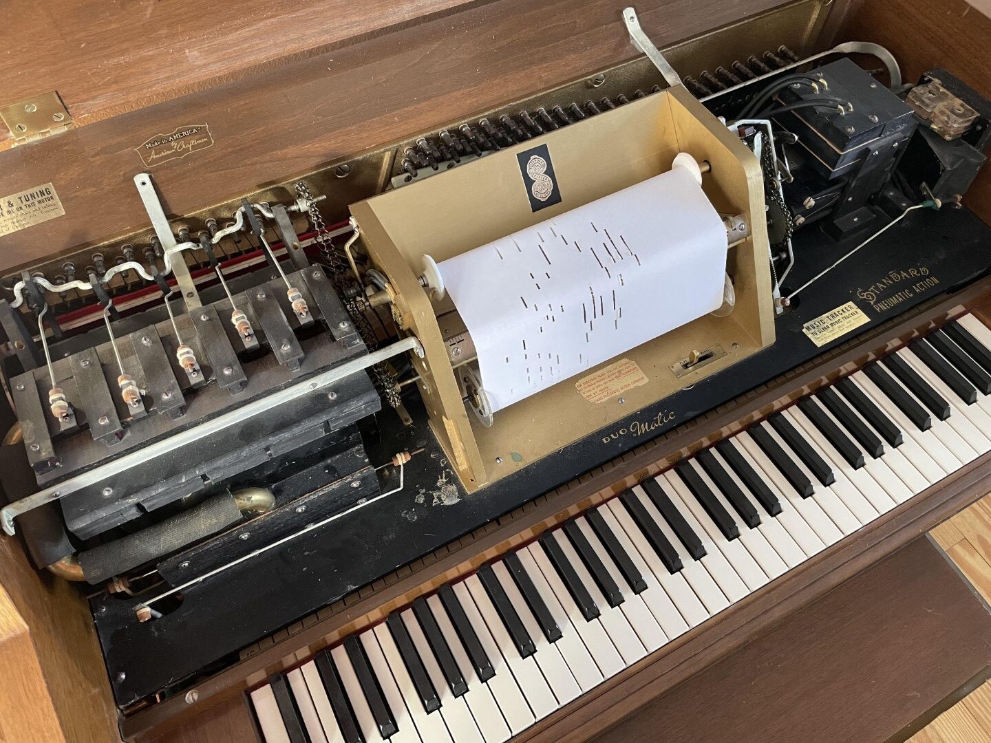 The Quest To Make Player Piano Rolls Using lasers
