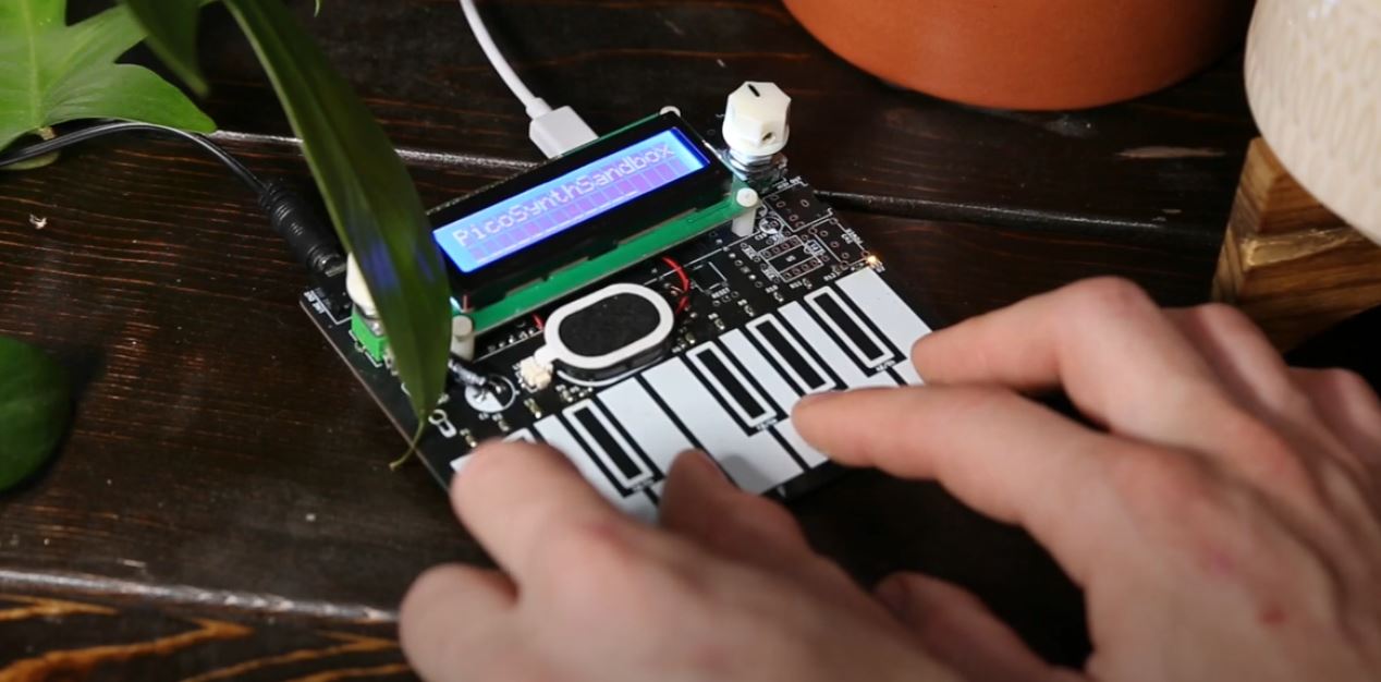 The Pico Synth Sandbox Is A Fun Way To Explore Making Your Own Synth With CircuitPython